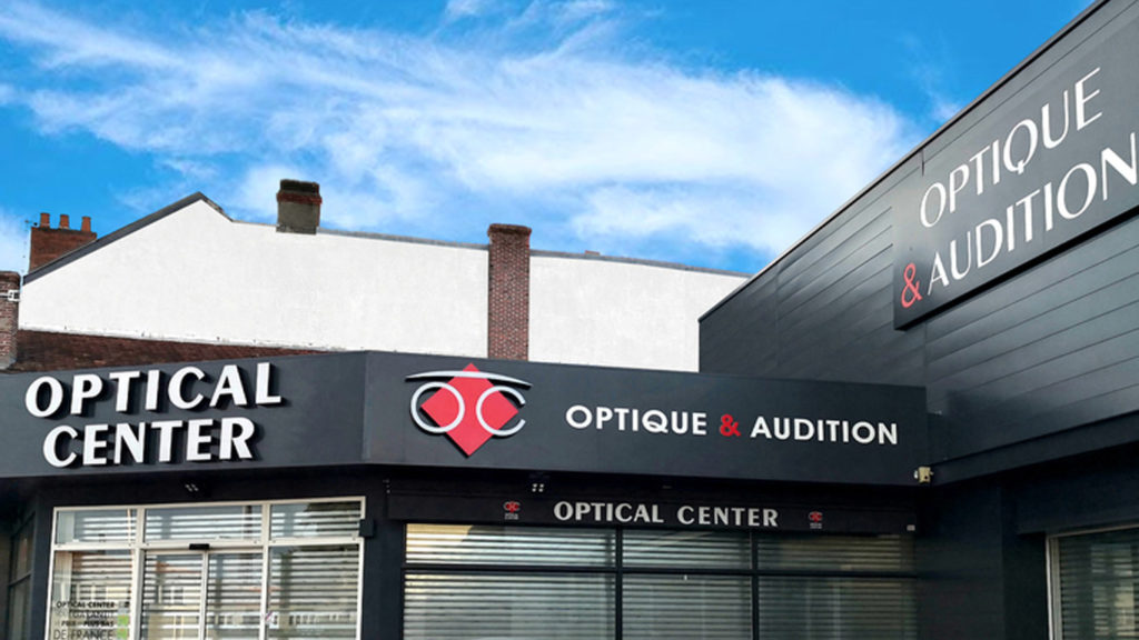 Caisson noir Optical center