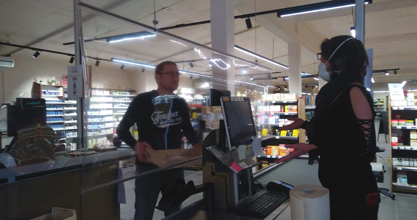 bache pvc transparente anti corona