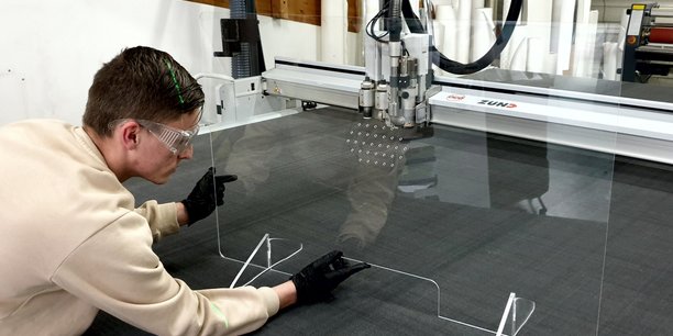 plexiglass transparent anti corona